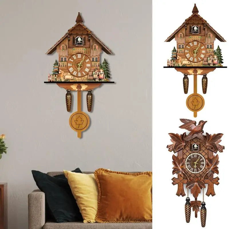 RetroTime – Wooden Cuckoo Clock for a Timeless Atmosphere
