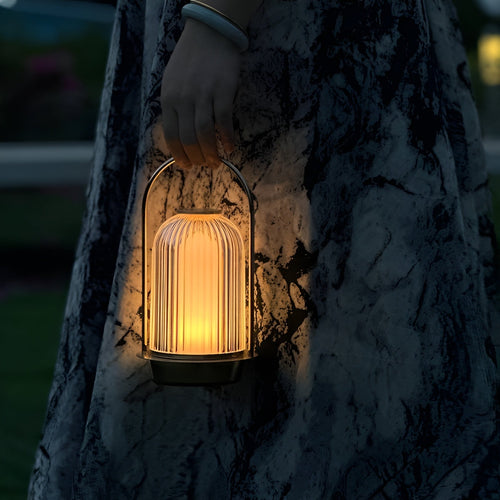 IllumiFlex - Portable Acrylic Table Lamp - Ideal for Camping and Home Use with Touch Control