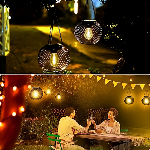 Lumentalic - Waterproof Hanging String Solar Light for Outdoor