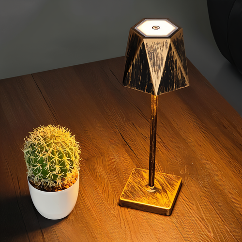 PolyLamp - Portable Hexagonal LED Table Lamp - Waterproof and Rechargeable