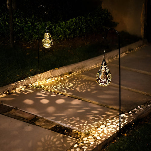 ShadowArt - Solar-Powered Waterproof Hollow Outdoor Light