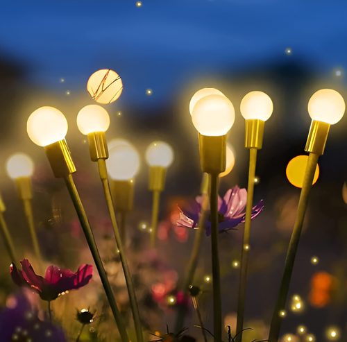 Solar Sparkle - Magical Outdoor Lighting with Firefly Effect