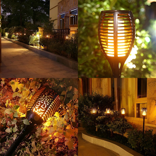 TorchLit - IP65 Waterproof Solar Outdoor Light with Flickering Flame