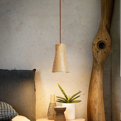 NordicGlow - Scandinavian Wooden Pendant Light