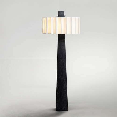 Ines Large Floor Lamp - Modern Elegance in Black and White