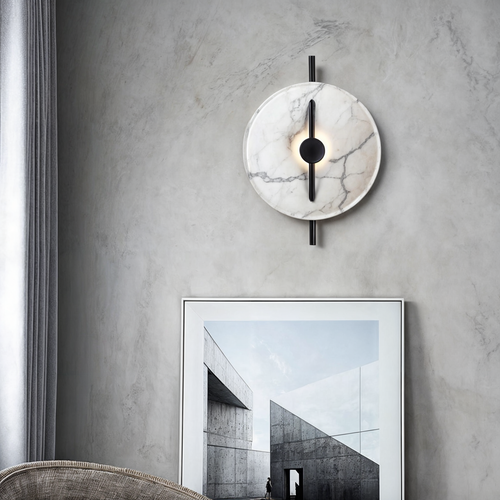 Marble Mania Table Lamp: Luxury Lighting for an Elegant Interior