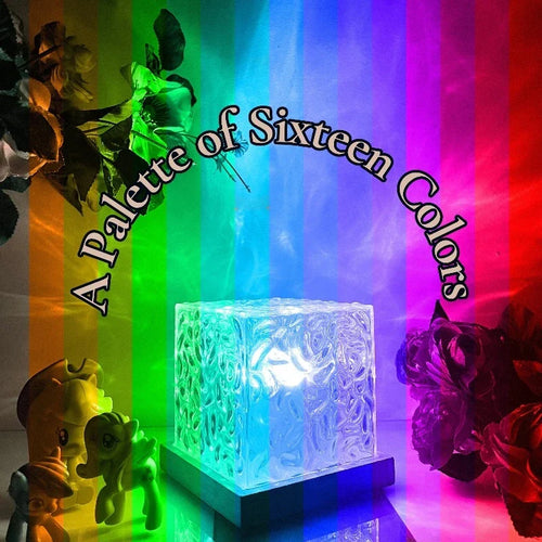 Blissful Aurora Lamp - LED Color Lamp with Dimmable Brightness and Remote Control