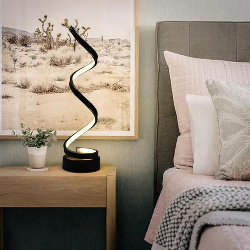 LumiTwist - Compact and Versatile LED Spiral Lamp