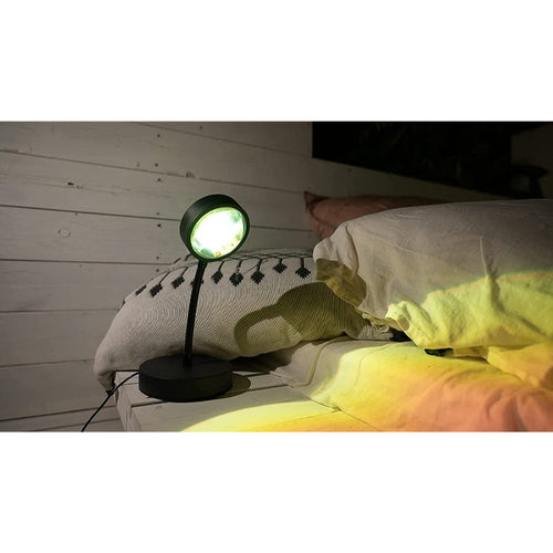 Sunset Lamp Projector - LED Night Light with 16 RGB Colors and 360° Rotation