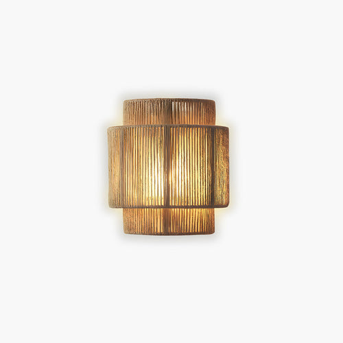 Hikari Hemp Rope & Metal Wall Sconce – E27 Wall Light