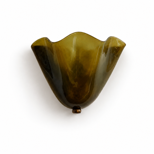 Vintage Shell Glass Wall Light