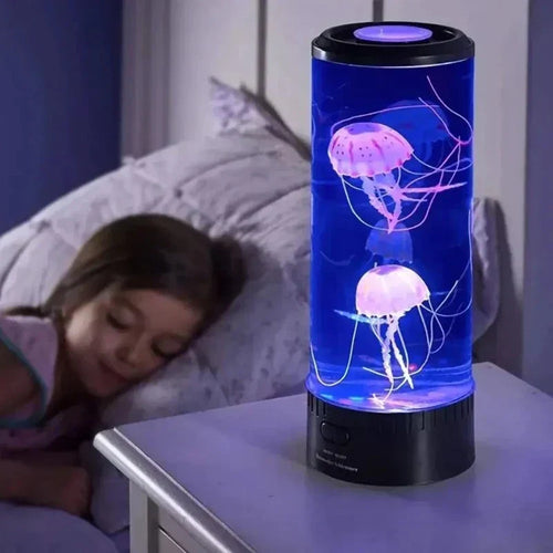 AquaGlow - LED Jellyfish Night Light – Atmospheric Lighting for Living Room and Bedroom