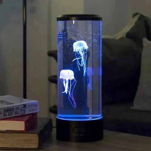 AquaGlow - LED Jellyfish Night Light – Atmospheric Lighting for Living Room and Bedroom