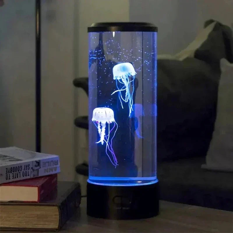 AquaGlow - LED Jellyfish Night Light – Atmospheric Lighting for Living Room and Bedroom