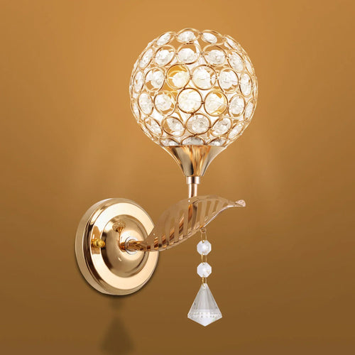 RadiantShine – Modern LED Wall Lamp with Stylish Crystal Design