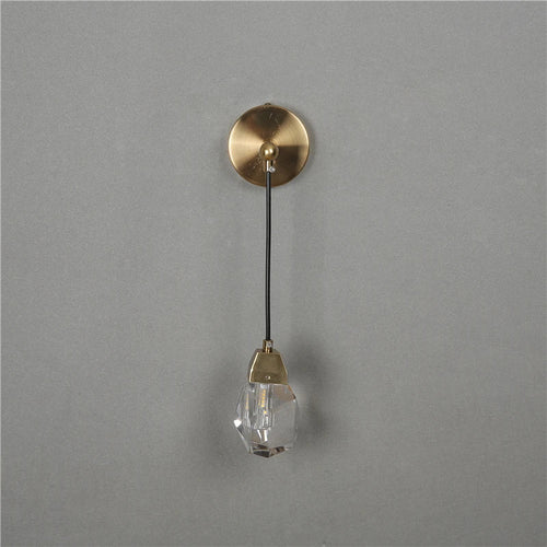 CrystalGlow - Modern Crystal Wall Lamp in Minimalist Design