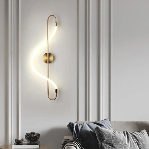 LumiForge - Modern Iron Wall Lamp