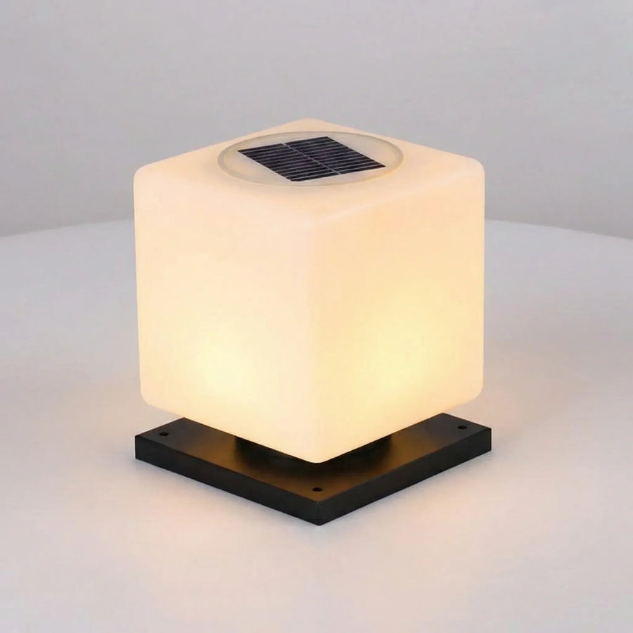 Solar Outdoor Lamp – Minimalist Scandinavian Design, Metal