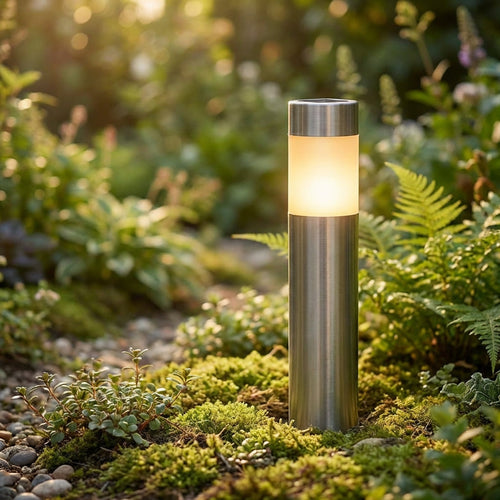 Solar Garden Lights – Cylindrical Design, Auto On/Off
