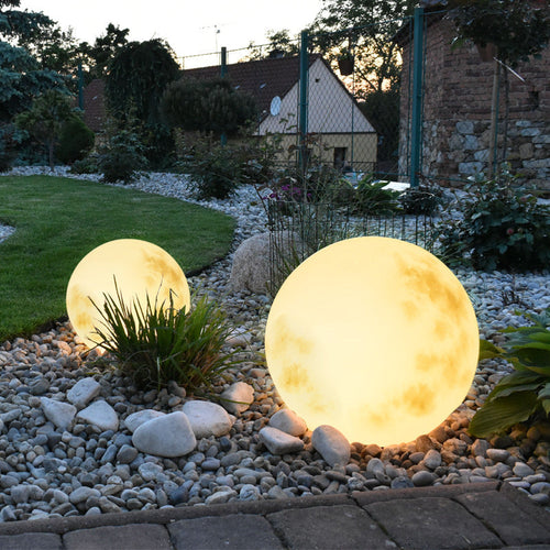 Solar Garden Lights – Moon Design LED, Eco Lighting