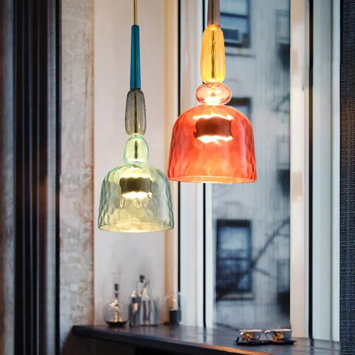 UrbanGlow - Pendant Lights with Colourful Glass