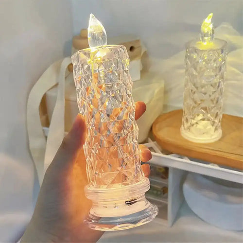 LuxeLight - LED Diamond Night Light for Ambient Lighting in Bedroom & Living Room