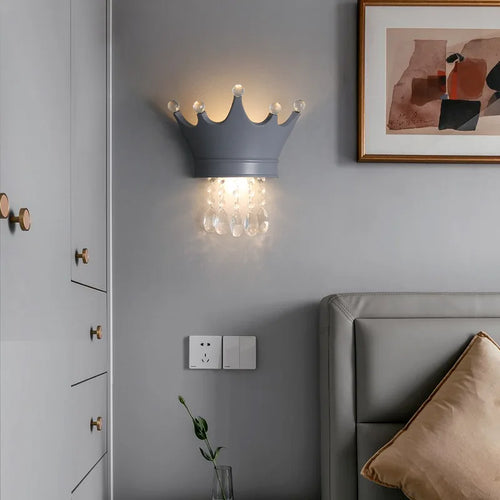 LuminaGlow - Crown Wall Lamp | Royal Ambiance and Elegance