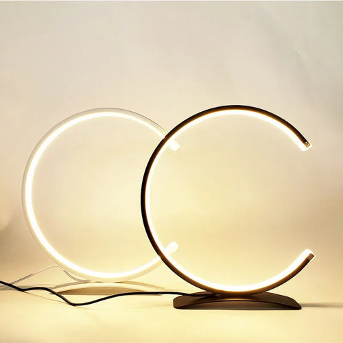 LumiArc – Modern LED Table Lamp with Touch Control, Dimmable & Energy-Efficient