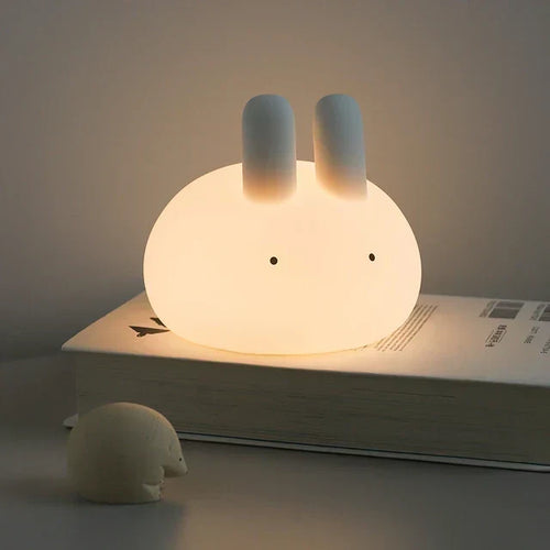 BunnyGlow - Dimmable LED Night Light for Children with Touch Control and USB Charging