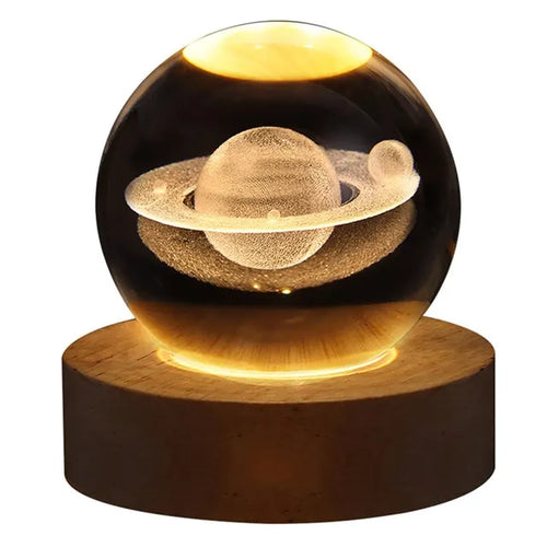 GalaxyGlow – Solar System Table Lamp, LED Lighting with Planet Design