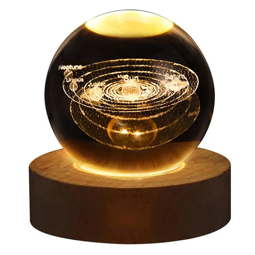 GalaxyGlow – Solar System Table Lamp, LED Lighting with Planet Design