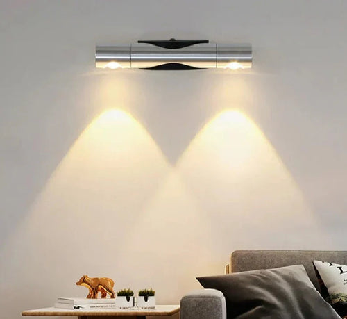 LumiBright - LED Wall Lamp with Double Spot – Modern Lighting for Indoor and Outdoor
