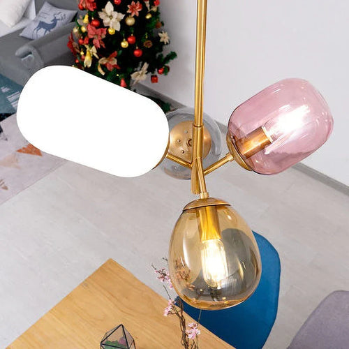 GlowGlimmer - Pendant Light with Glass Globe
