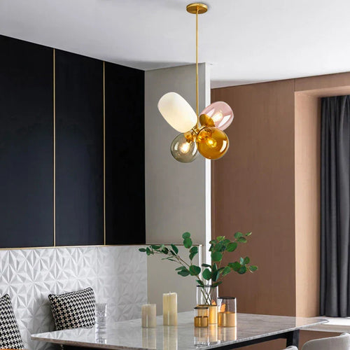 GlowGlimmer - Pendant Light with Glass Globe