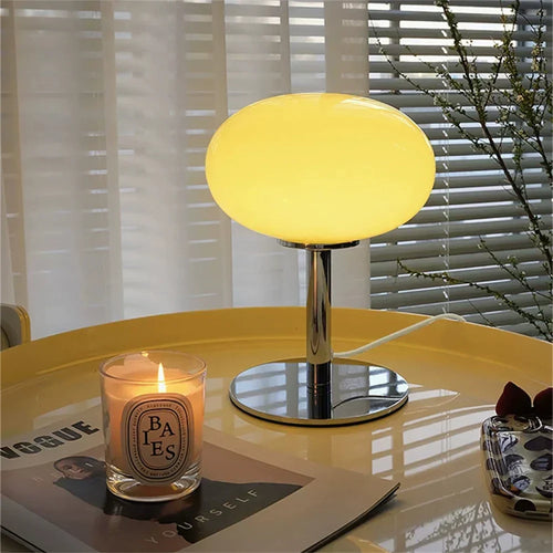 GlowSphere – LED Table Lamp in Lollipop Design, Modern Ambient Lighting