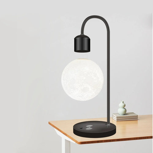 Floating Moon Lamp with Wireless Phone Charger