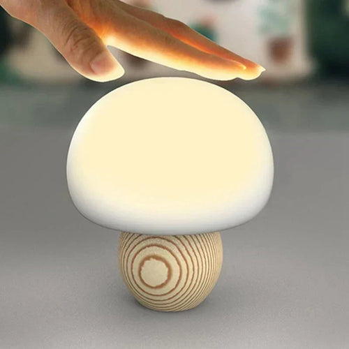 GlowShroom – Magnetic LED Mushroom Table Lamp with Touch Control