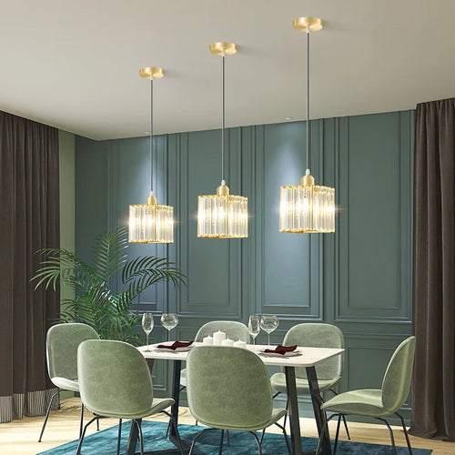 SparkleLight - Elegant K9 Crystal Pendant Light