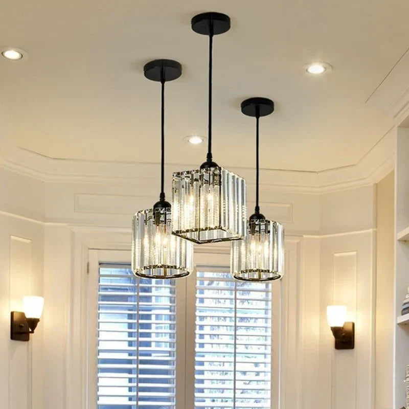 GlinsterLicht - Elegant K9 Crystal Pendant Light