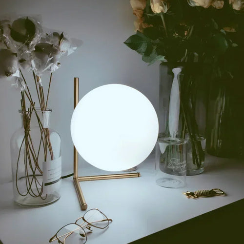 GlassLume - Modern Minimalist Glass Table Lamp | Stylish Lighting