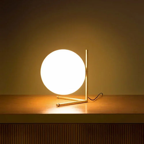 GlassLume - Modern Minimalist Glass Table Lamp | Stylish Lighting