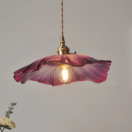 FloraGlimmer - Elegant Flower Pendant Lights