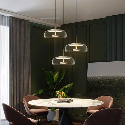 NovaGlow - Contemporary Glass Pendant Light