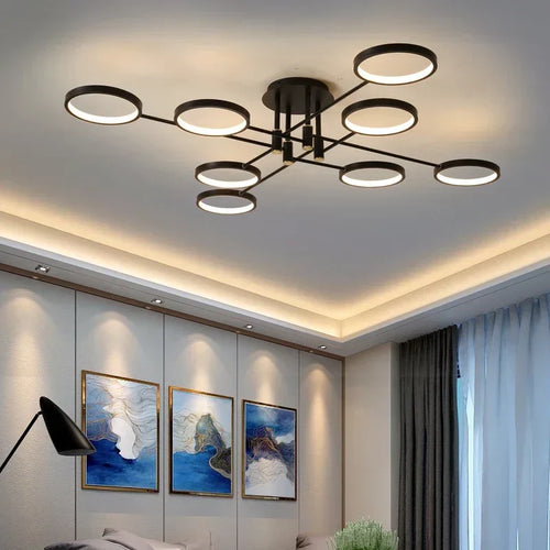 LumenElegance - Modern LED Chandelier