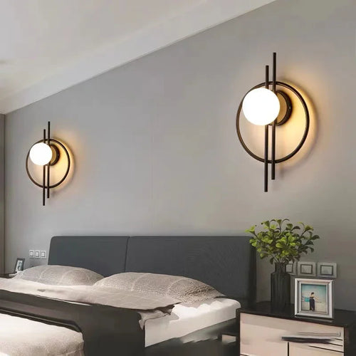 ModernLustre - LED Wall Lamp Glass Globe | Ambient Lighting for Every Room