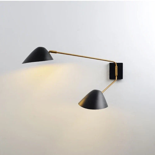 FlexGlow - Rotating Wall Lamp with Long Arm and LED Lighting