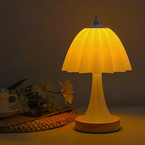 WoodGlow – Minimalist LED Table Lamp for Atmospheric Lighting