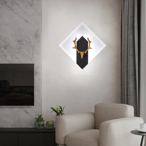 AntlerGlow - Modern LED Wall Lamp with Antler Design – Decorative Lighting
