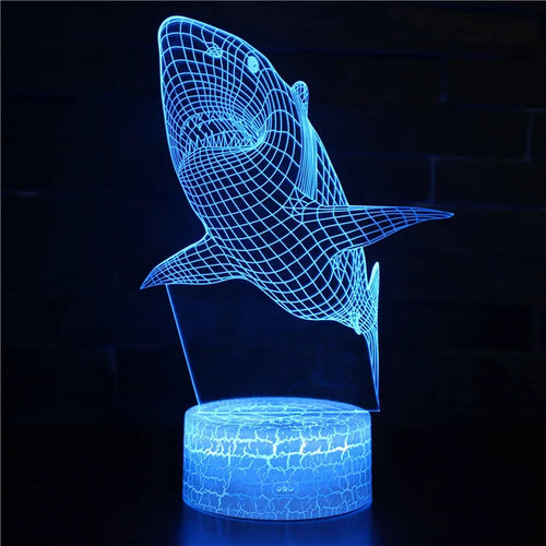 AquaGlow – 3D LED Night Light with Whale Illusion for Children's Rooms
