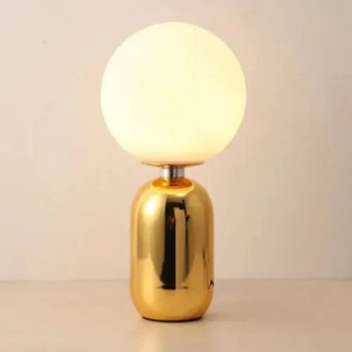 NordicGlow – Table Lamp with Glass Ball and LED Lighting